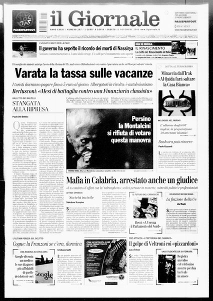 Il giornale : quotidiano del mattino